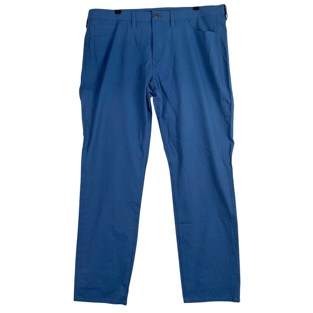 Vineyard Vines Performance On-The-Go Pants Mens 40x32 Blue Golf Chino Stretch - Picture 1 of 11